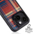 Red and Blue Plaid iPhone 15 Kickstand Case